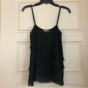 Vintage Guess Top in Layered Chiffon with Matching Ribbon